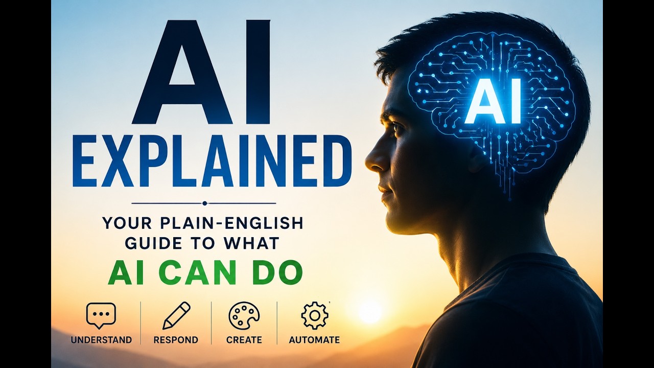 AI Explained Simply | What Artificial Intelligence Can Actually Do (No Jargon)