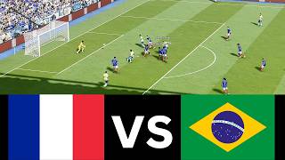 Франция против Бразилии | Товарищеский матч национальных сборных | Симуляция PES 2021