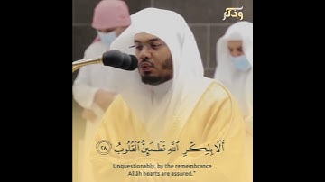 (الذين آمنوا وتطمئن قلوبهم بذكر الله) تلاوة تشرح صدرك | حالات واتس - قرآن كريم