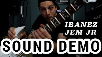 IBANEZ JEM JR Steve Vai Signature Guitar SOUND DEMO