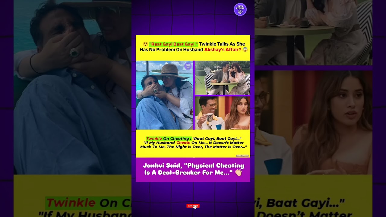 😳 Twinkle Breaks Silence On Akshay’s Affair! “Raat Gayi Baat Gayi...” 💥🔥 