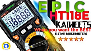 ALL NEW KAIWEETS HT118E CHEAP-O Multimeter Review & Teardown!