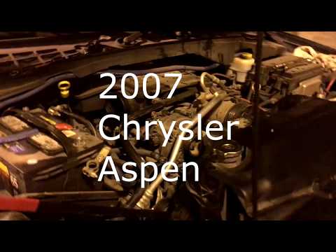 How To Replace Alternator In 2007 Chrysler Aspen