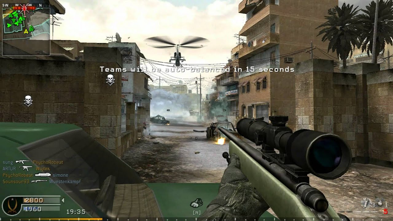Nice Cod4 Kill Feed
