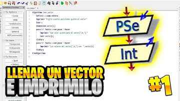 PROGRAMA que cree un VECTOR lo llene e IMPRIMA | #1  Pseint