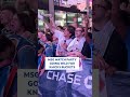 Knicks fans are electric outside of MSG