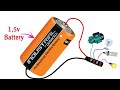 I turn 15v battery into a free 220v battery lifetime electricity