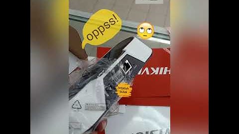 Hikvision Analytics - People Counting Camera (UNBOXING)