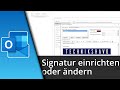 Outlook Signatur einrichten und ändern ✅ Tutorial [Deutsch/HD]