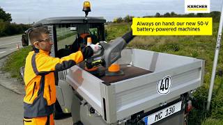 Kärcher Park & City Solutions Lb 850 Bp Leaf Blower Cs 330 Bp Chainsaw Mc 50 Adv Vacuum Sweeper