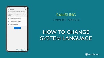 How to Change System language - Samsung [Android 11 - One UI 3]