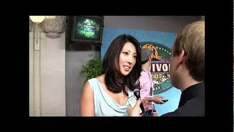 Christina Cha Survivor: One World red carpet inter...