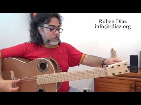 The way Paco de Lucia tuned /Learn tuning in 5 steps / Modern Flamenco guitar / Ruben Diaz Spain