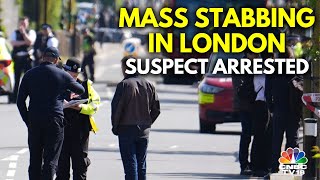 Man Wielding A Sword In London Arrested For Stabbing Public & Police Officer | IN18V | CNBC TV18