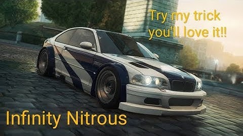 How To Get Infinity Nitrous In NFS MW 2005 | M.x M.v