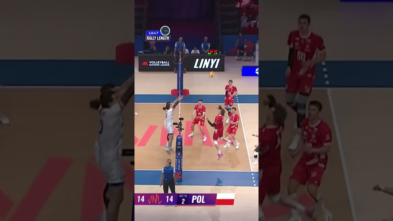 Youngster with a monster swing 🫪 #volleyball #volleyballworld #VNL #VNL26 #slovenia