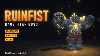 Ruinfist - The Rage Titan | Animated Minecraft Boss (ModelEngine + MythicMobs)