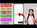 tiktok live 2023 || paano mag tiktok live without 100 follows || tiktok live setting