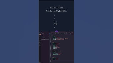 Animated Loader by using CSS  HTML CSS JS Animation and Effects #htmlcss #csstricks #animation