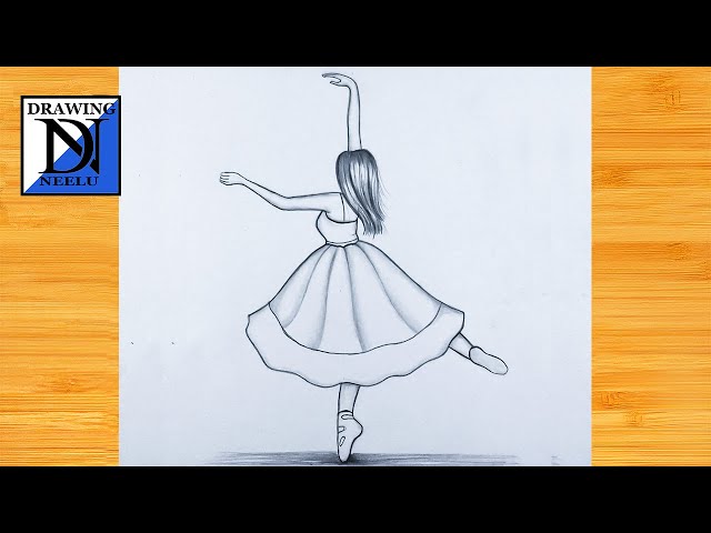 Dancing girl Drawing by Nino Molashvili | Saatchi Art