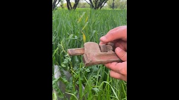 Damaged pipe wrench into master piece