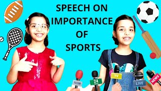 Importance of Sports- Pointwise Speech & poem l Importance of Sports and games | National Sports day