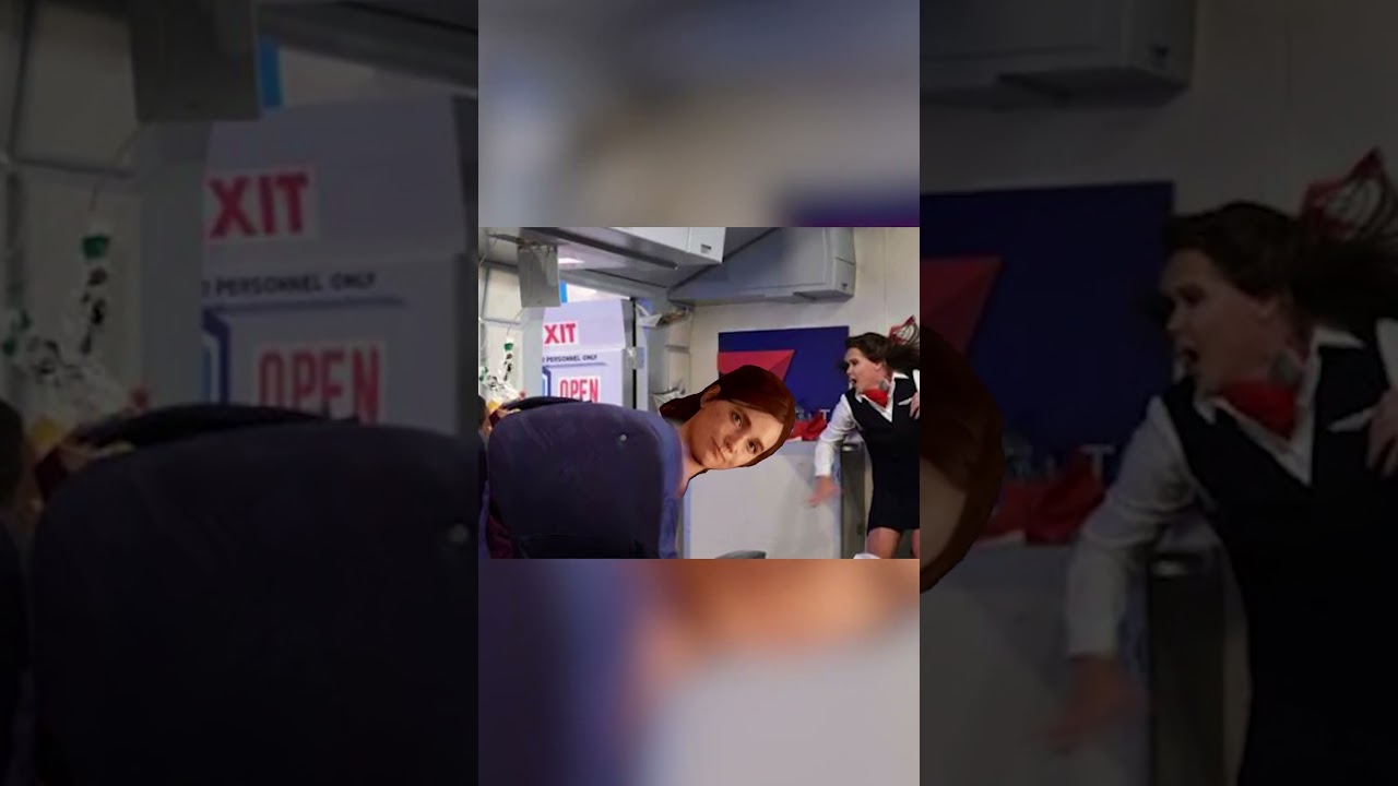 Ellie's Airplane dream with memes #shorts