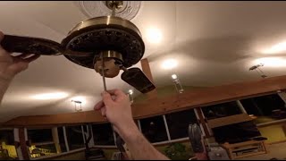 Changing the Ceiling Fan in the Living Room 3/2024