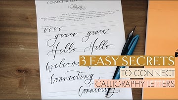 3 Secrets to Connect Calligraphy Letters