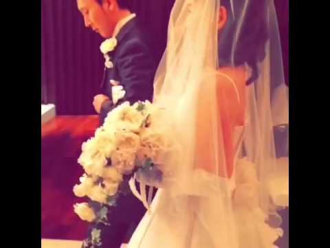 妹の結婚式に参列。