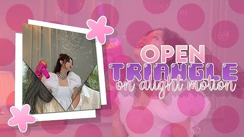 Open Triangle Transition (smooth trans) || Alight motion