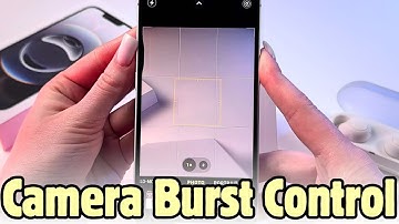 iPhone 16e - Enable or Disable Volume Up Button for Camera Burst Mode