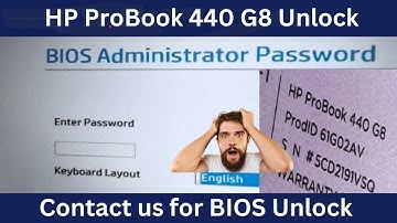 Unlock BIOS Administrator Password on HP ProBook 440 G8  Easy Step-by-Step Guide #BiosEditing