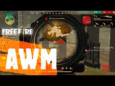 AWM Sniper Only Challenge Op Gameplay Garena Free Fire MY KOLHAPUR GAMING