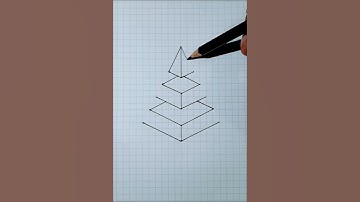 Illusion art#shorts #opticalillusion #3d #triangle