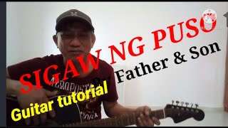 SIGAW NG PUSO guitar tutorial lyrics and chords