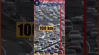Biggest Traffic Jam In the World | infoLoomer |Watch till end. #knowledgechannel #information #facts