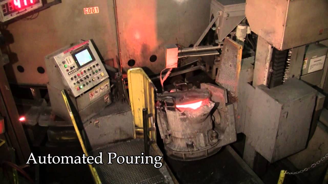 Metal Pouring Process to Create Iron Castings