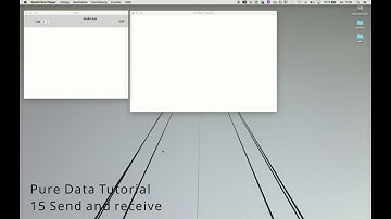 15 Pure Data Tutorial - Send and receive