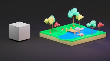 Hoe maak je een Low Poly-wereld in Blender 3.3? Beginnershandleiding