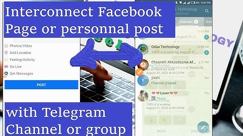How we can connect Our Facebook Page to Telegram channel or Telegram group
