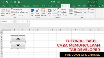 TUTORIAL EXCEL - CARA MEMUNCULKAN TAB DEVELOPER