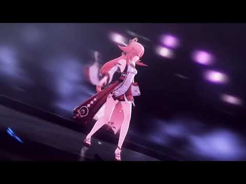 Yae Miko MMD timewarped
