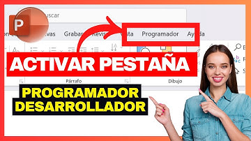 Cómo ACTIVAR la PESTAÑA PROGRAMADOR en POWERPOINT @DomingoenlaRed