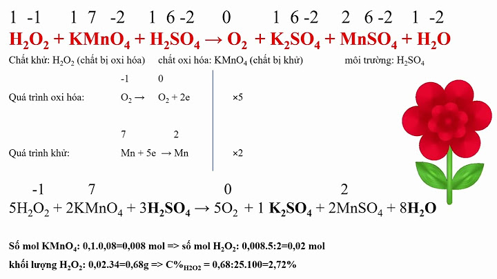 Cân bằng phản ứng oxi hóa khử kmno4 hcl năm 2024