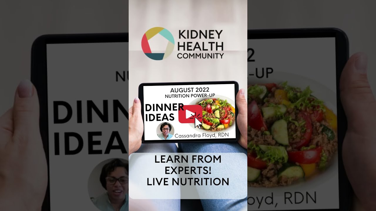 Manage KIDNEY DISEASE With Great NUTRITION Expert Tips And Support 