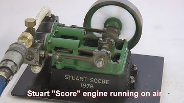 Stuart "Score" twin cylinder, single expansion engine