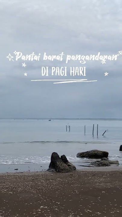 pantai Pangandaran di pagi hari #shorts #pangandaran #pantaipangandaran #pangandaranbeach #pantai