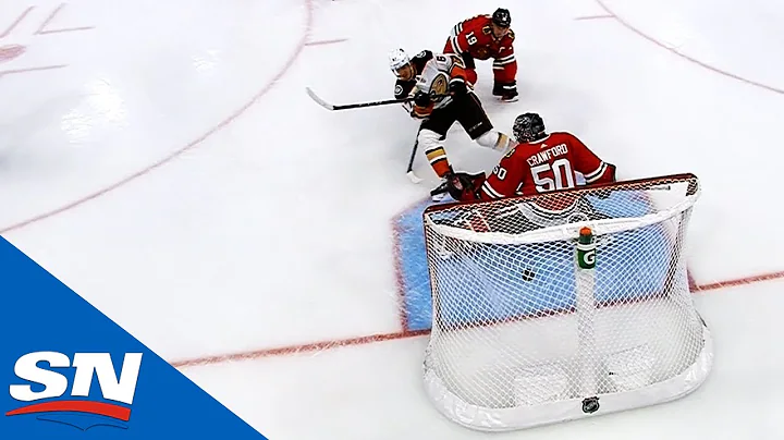 Rickard Rakell Intercepts Jonathan Toews Pass, Bre...
