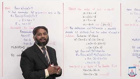 Class 9 - Mathematics - Chapter 5 - Lecture 11 - Ex# 5.3 (Q6-9) - Allied Schools